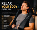Relax Station™ 4D Shiatsu Neck & Shoulder Massager