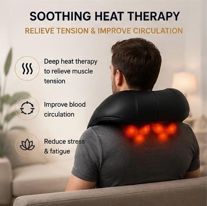 Relax Station™ 4D Shiatsu Neck & Shoulder Massager
