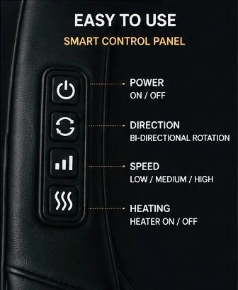 Relax Station™ 4D Shiatsu Neck & Shoulder Massager